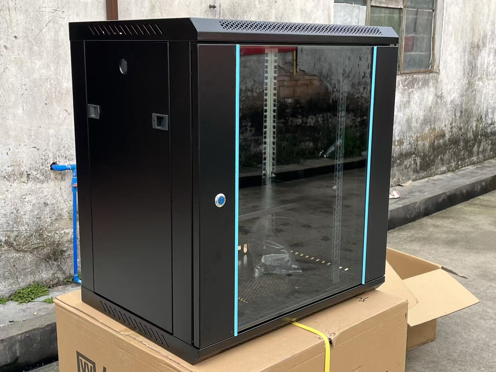 Custom wall-mounted cabinet compact design