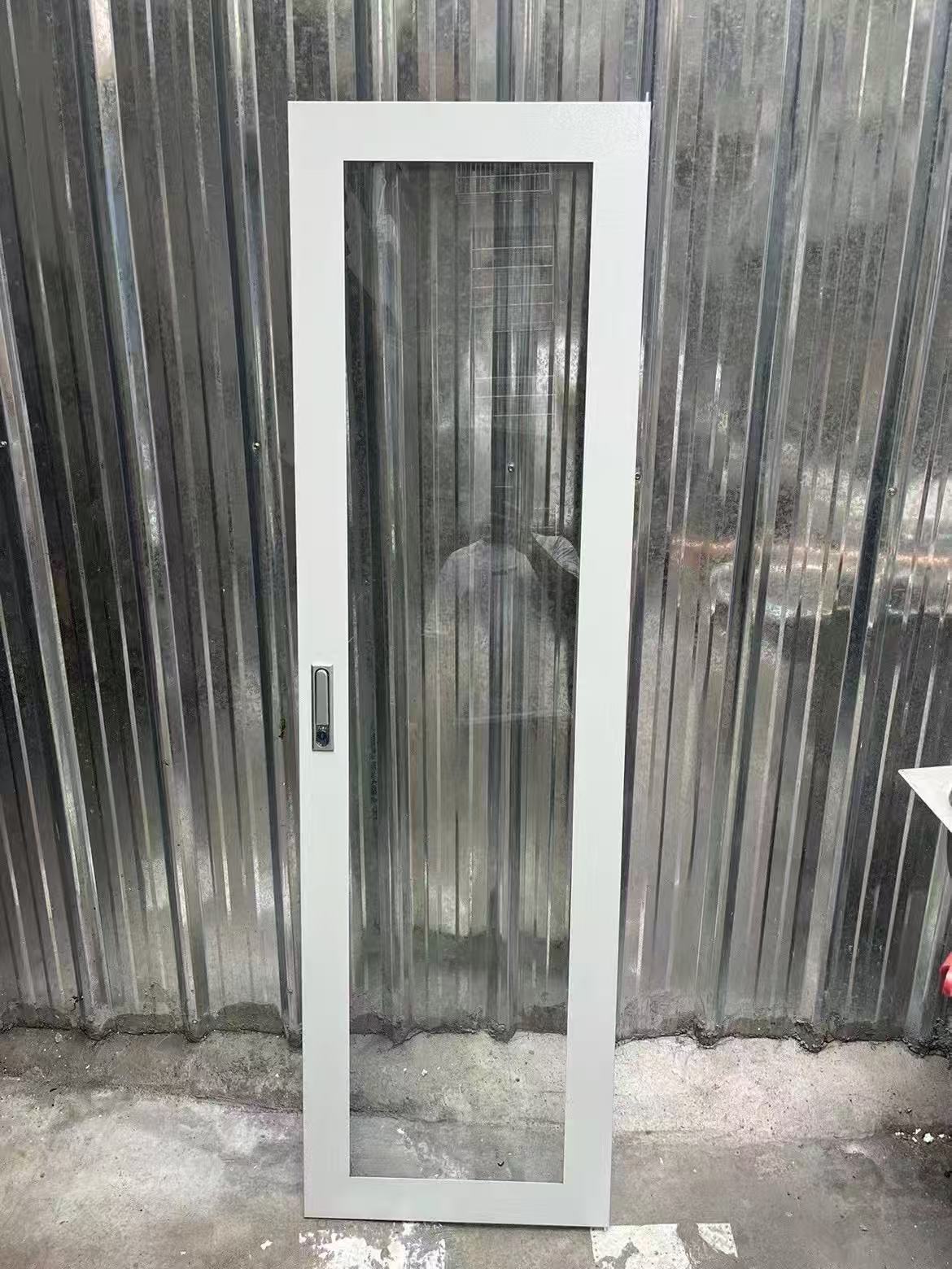 Single-Swing Tempered Glass Door