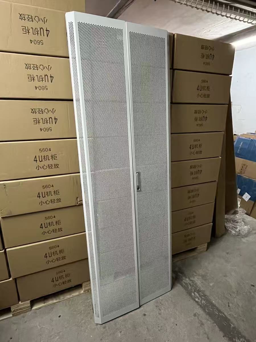 Convex Double-Swing Perforated Mesh Door