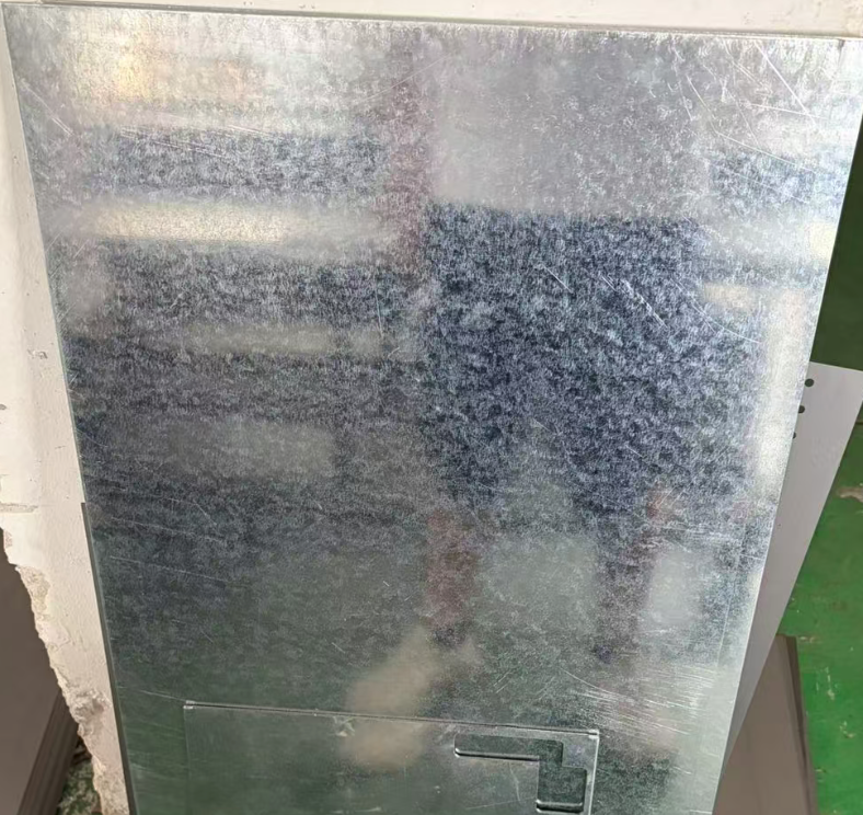 Galvanized steel sheet material