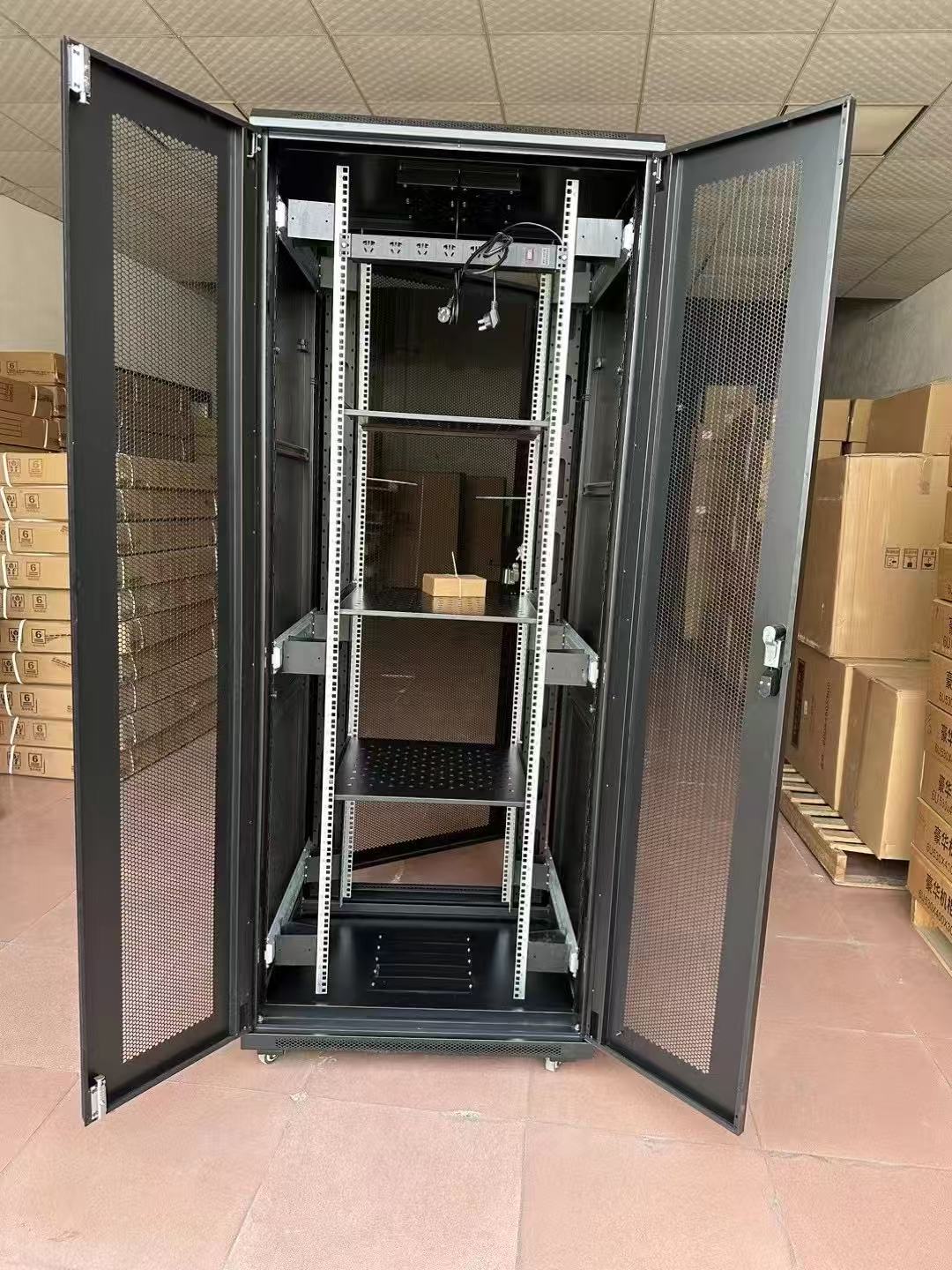 Custom non-standard network cabinet with special dimensions