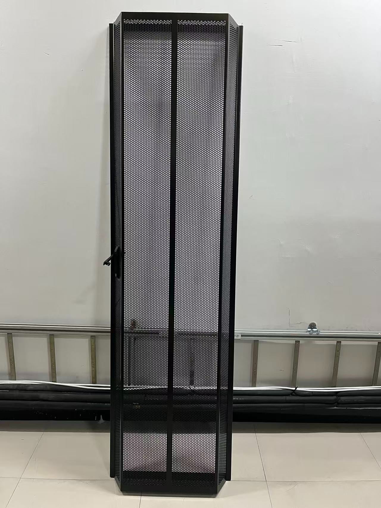 Wall-mounted cabinet and open frame rack
