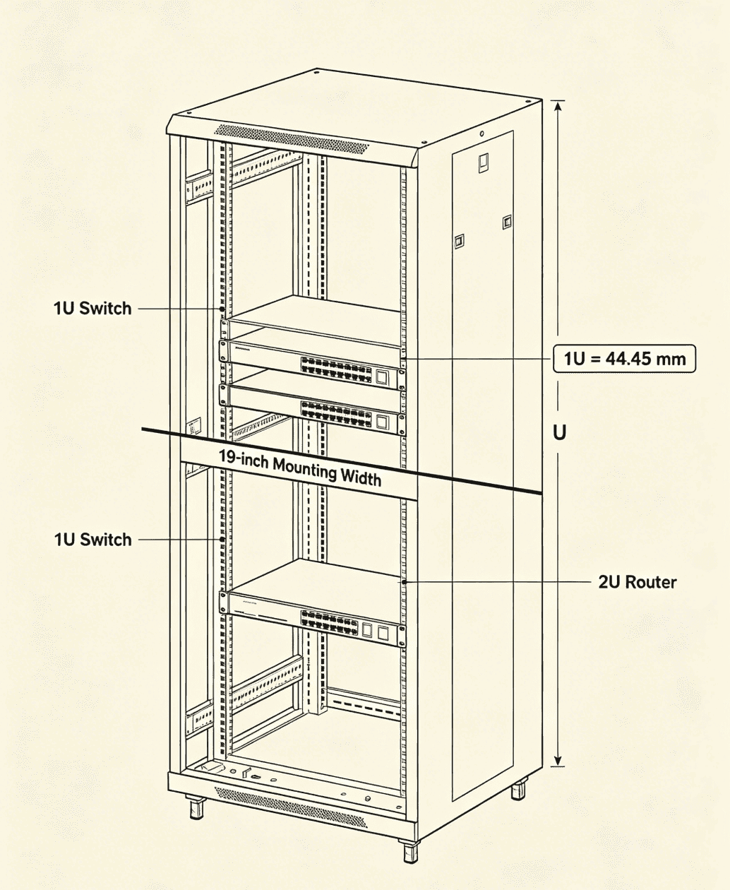 19 inch network cabinet U height 19 inch network cabinet U height