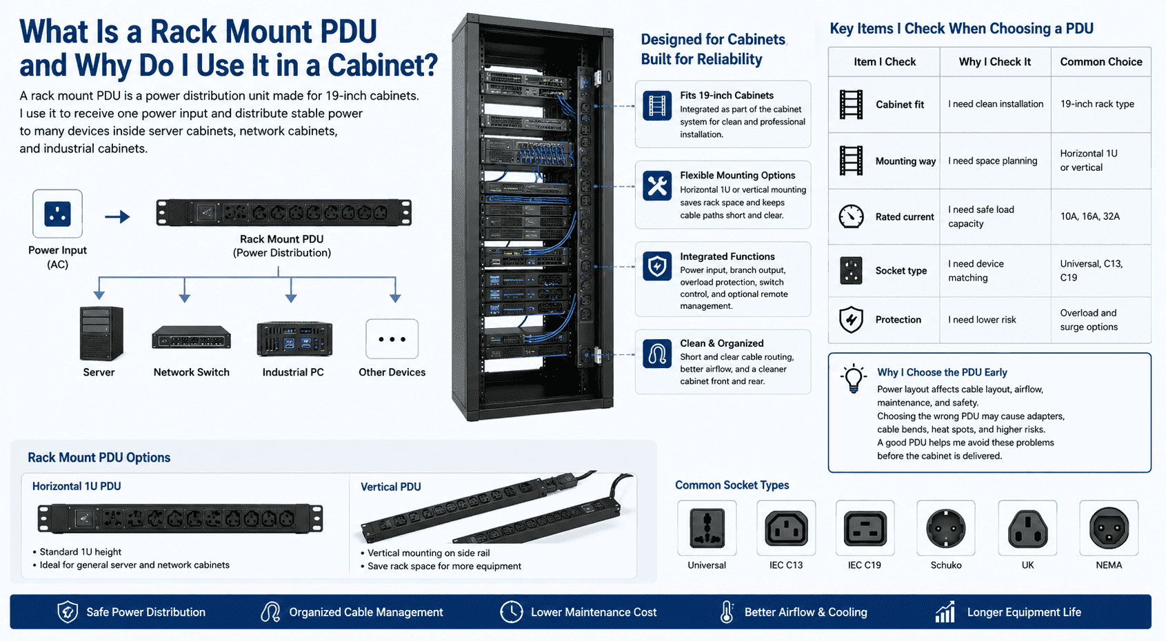 19 inch rack PDU cabinet power 19 inch rack PDU cabinet power