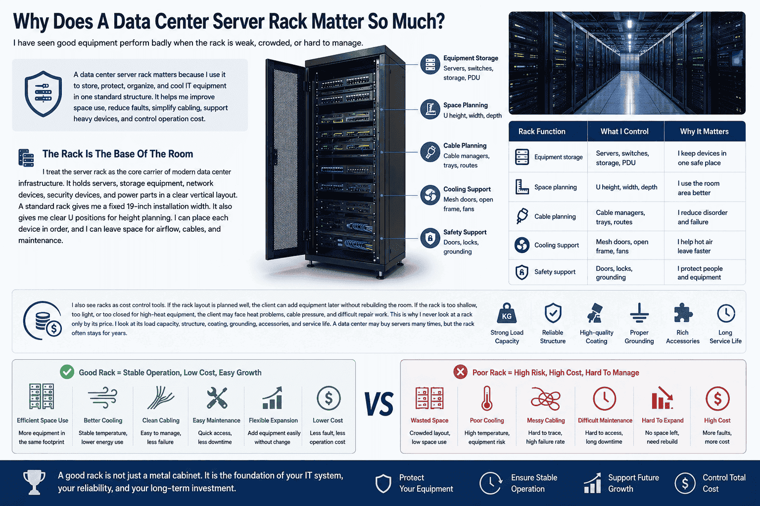 data center rack importance data center rack importance