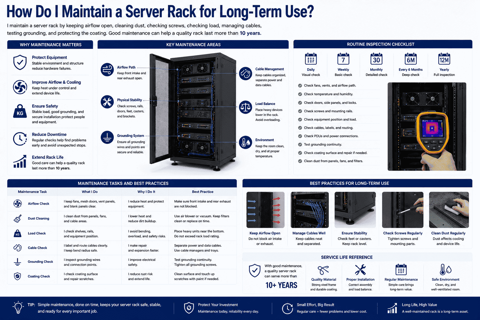 server rack maintenance server rack maintenance