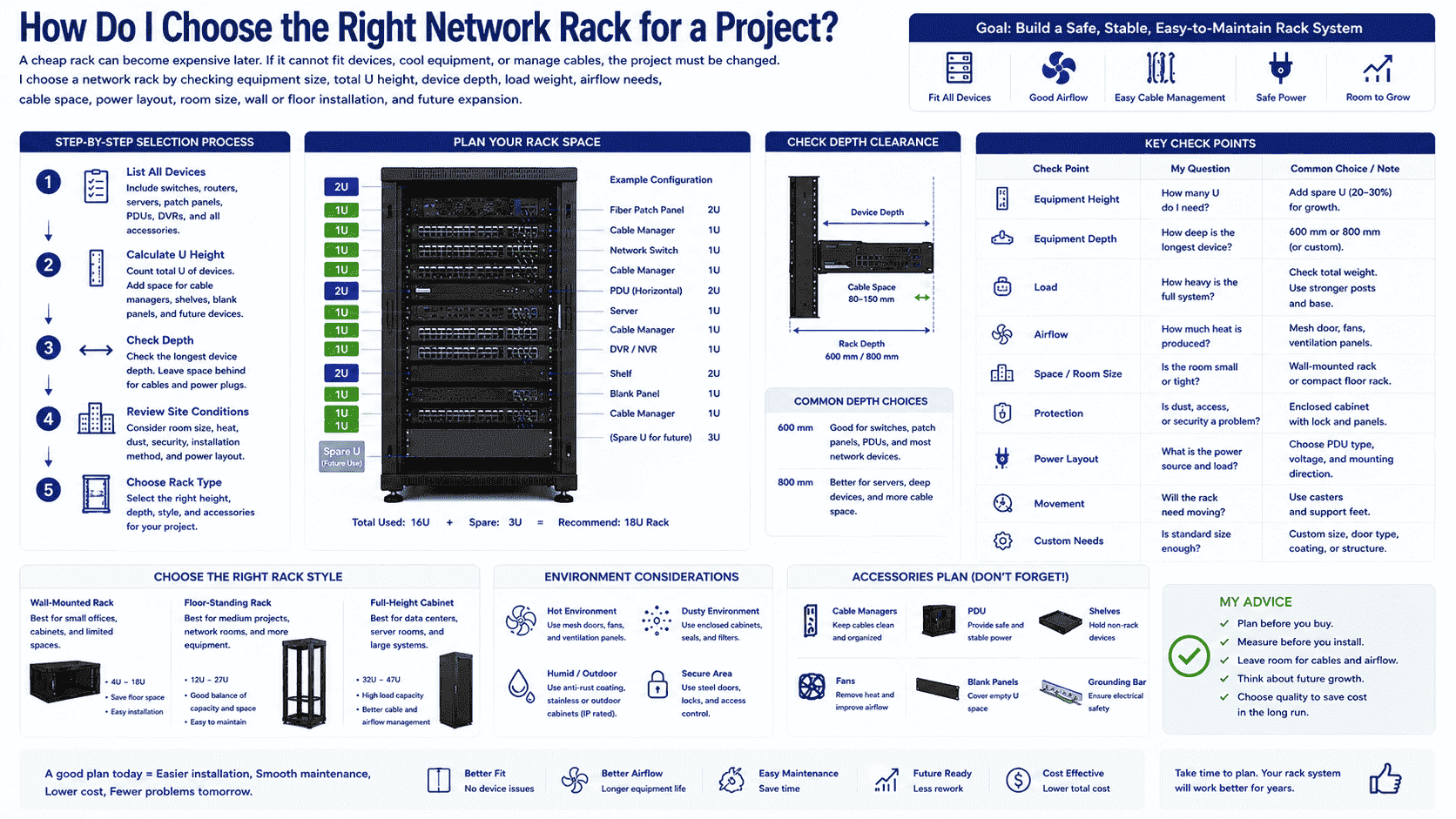 choose the right network rack choose the right network rack
