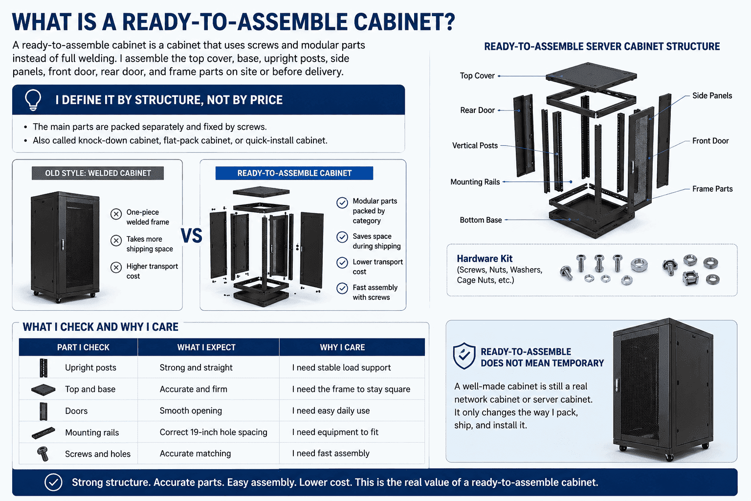 ready to assemble server cabinet structure ready to assemble server cabinet structure