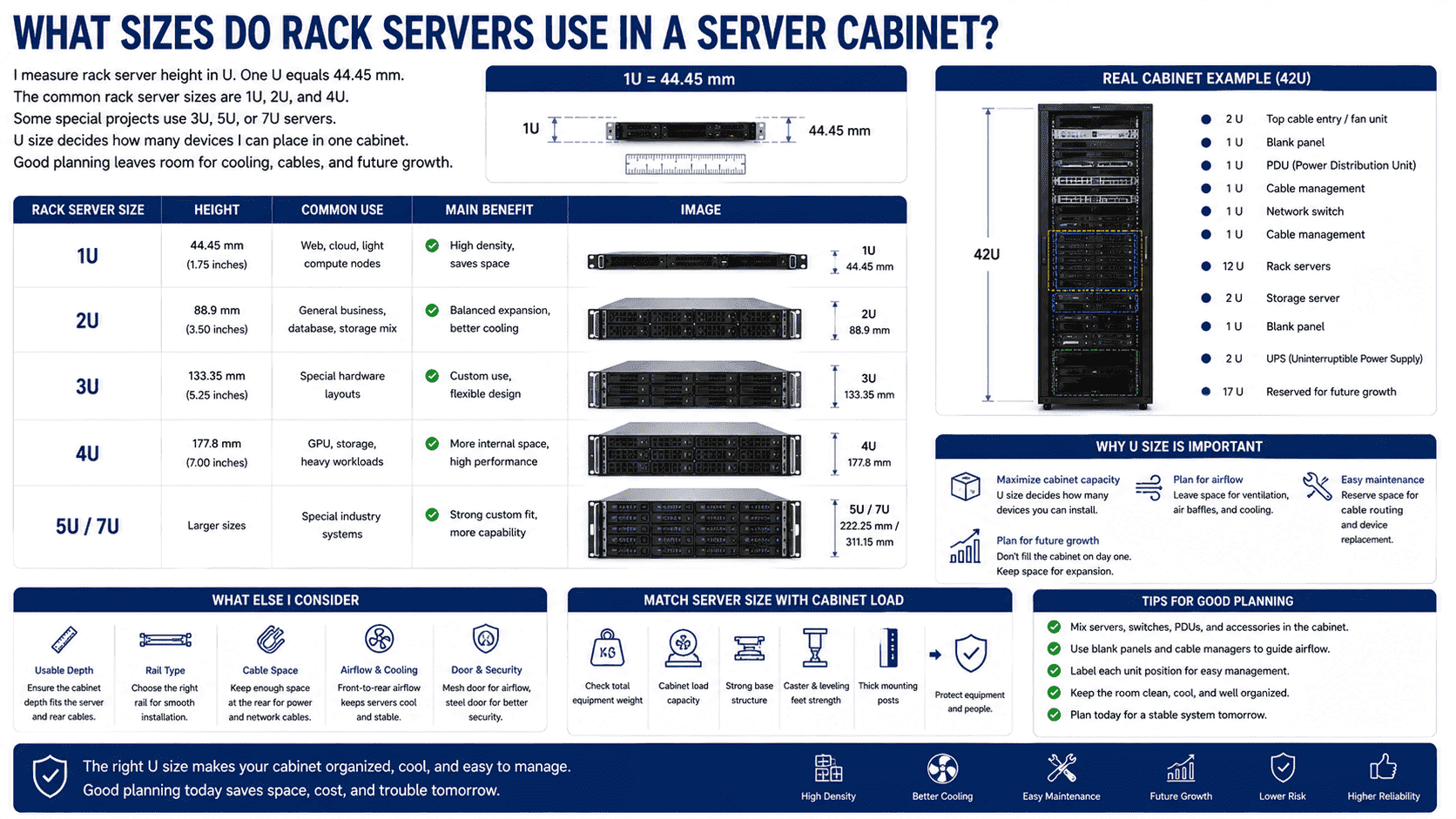 1U 2U 4U rack server sizes 1U 2U 4U rack server sizes