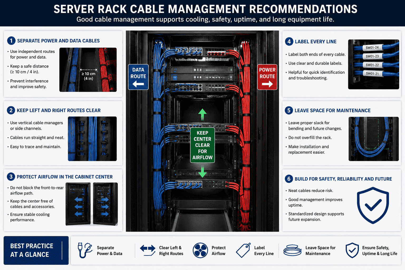 server rack cable management recommendations server rack cable management recommendations