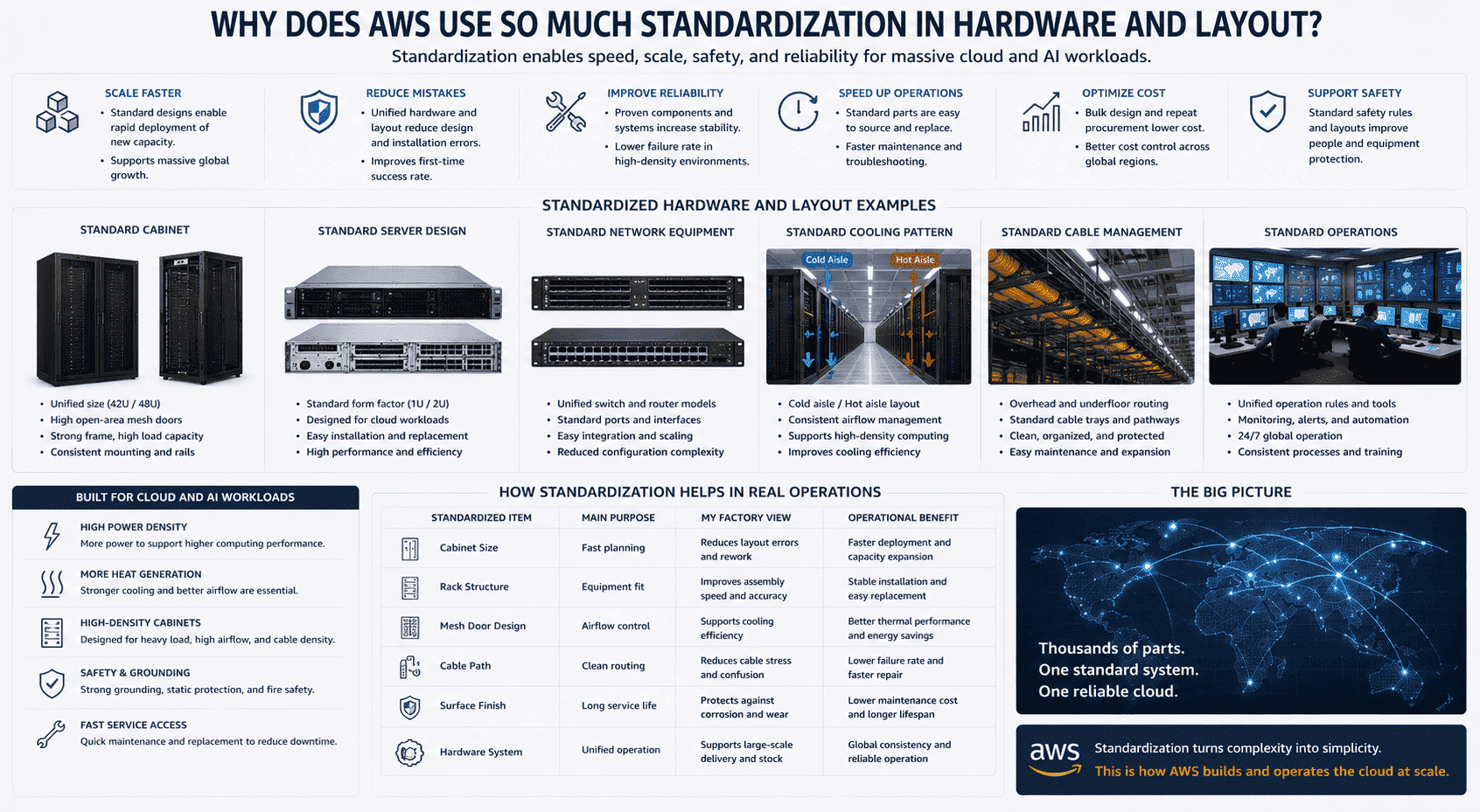 AWS datacenter standard hardware AWS datacenter standard hardware