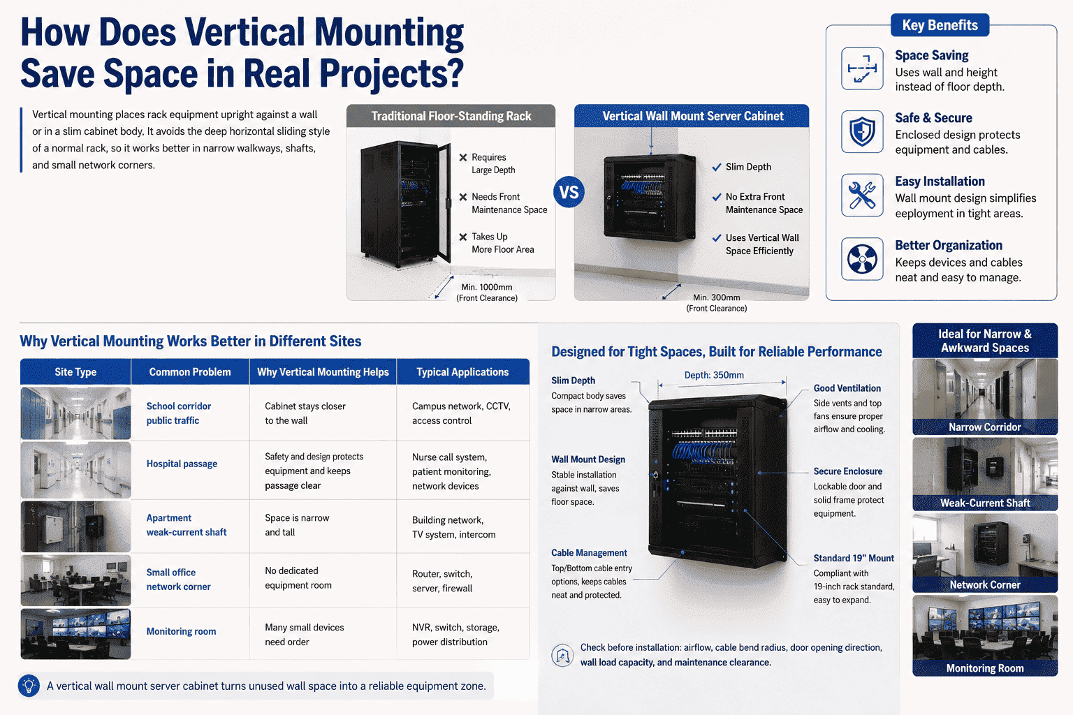 vertical wall mount server cabinet narrow space vertical wall mount server cabinet narrow space
