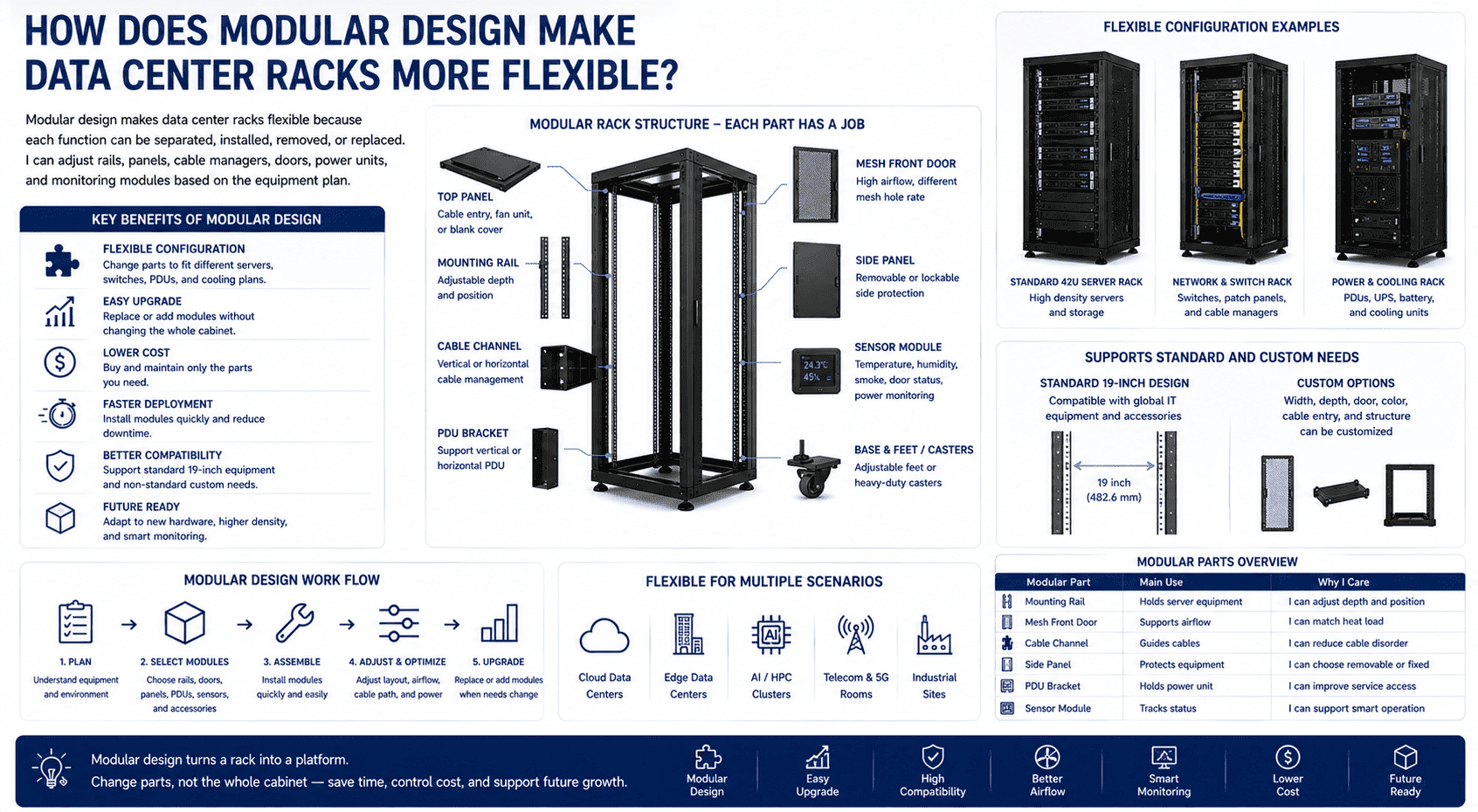 flexible server enclosure design
