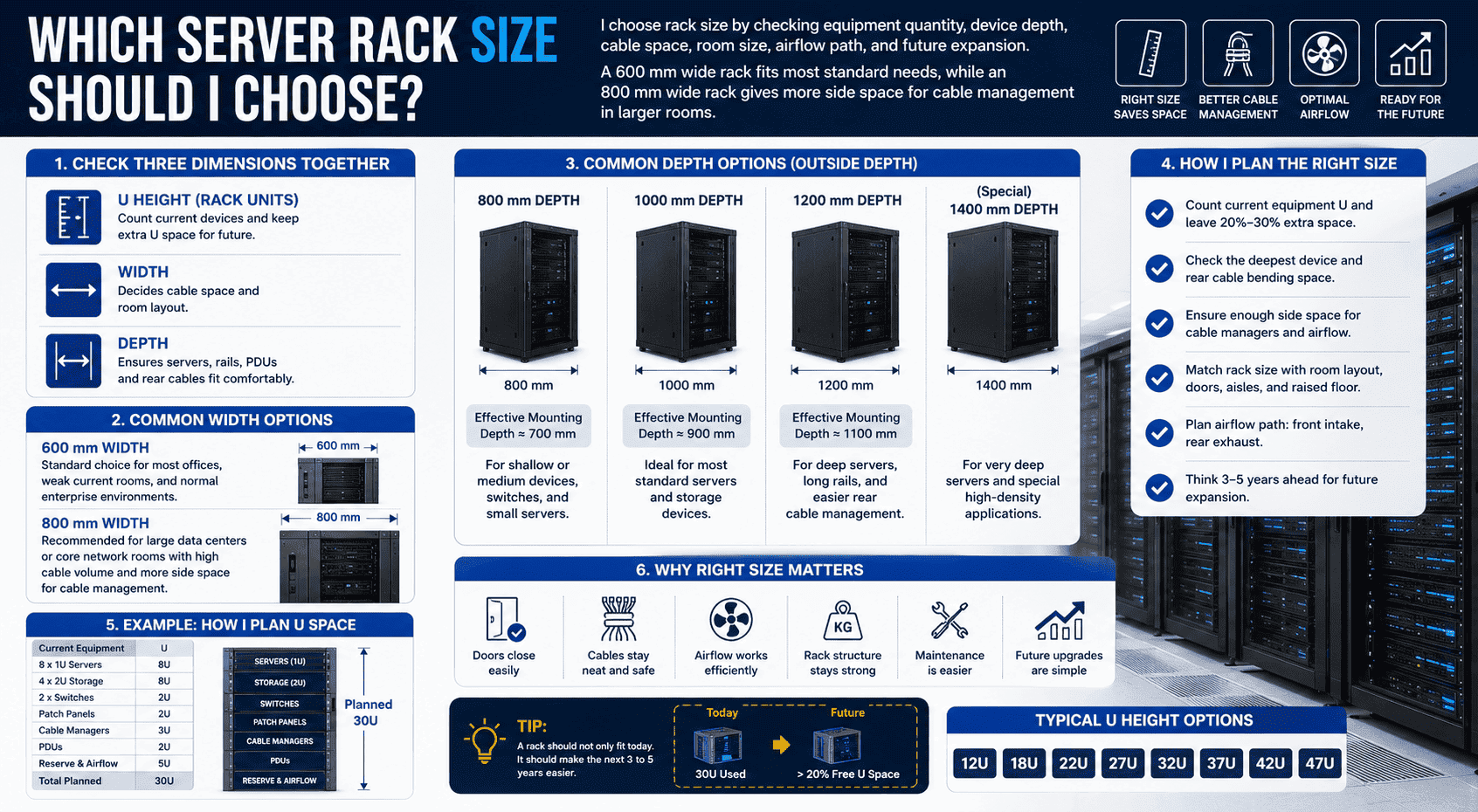 server rack size server rack size