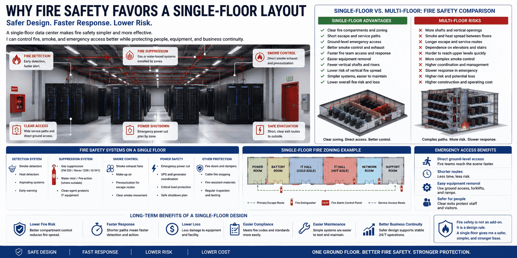 data center fire safety system
