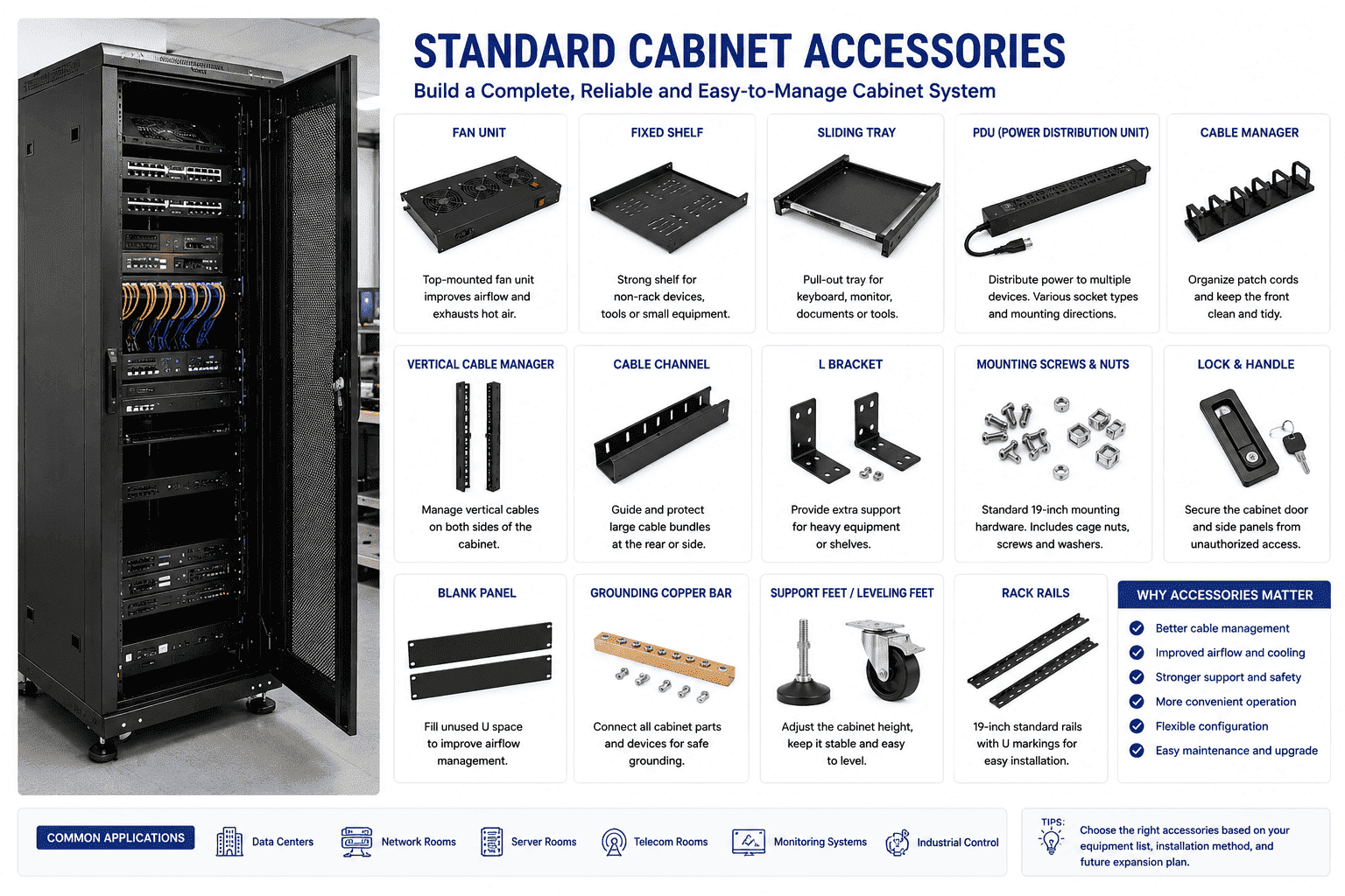 standard cabinet accessories for cable management standard cabinet accessories for cable management