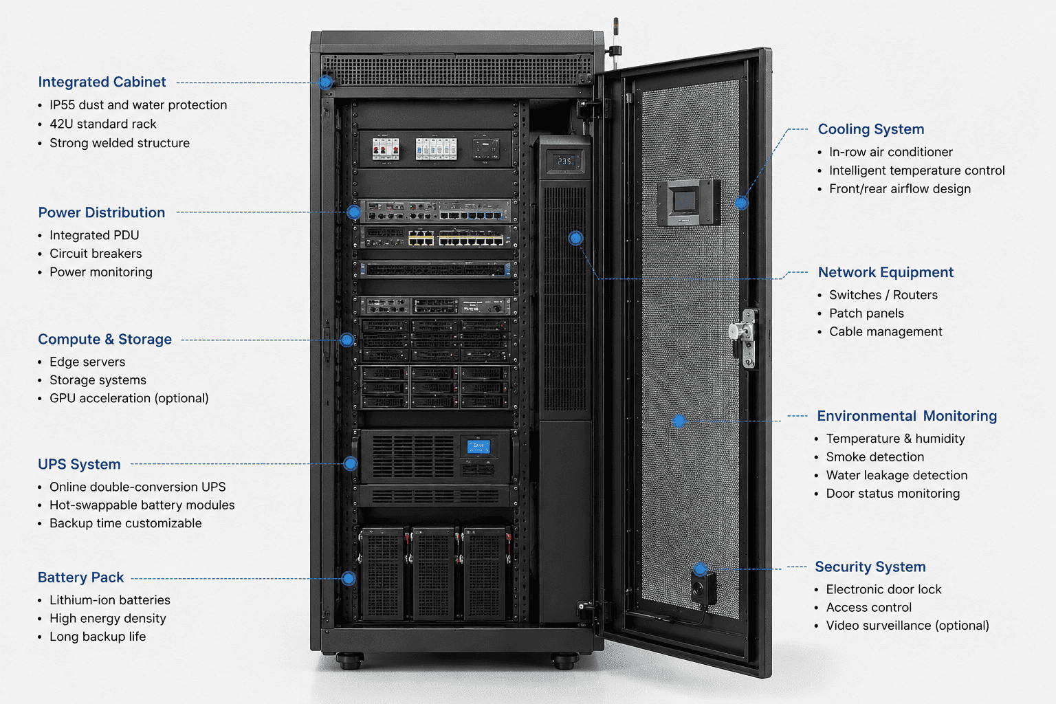 industrial micro data center cabinet industrial micro data center cabinet