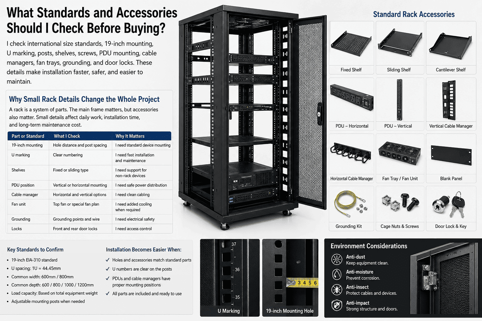 standard network rack accessories standard network rack accessories