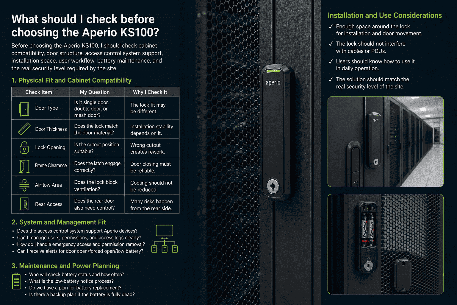 Server Cabinet Lock Compatibility And Installation Check server cabinet lock compatibility and installation check