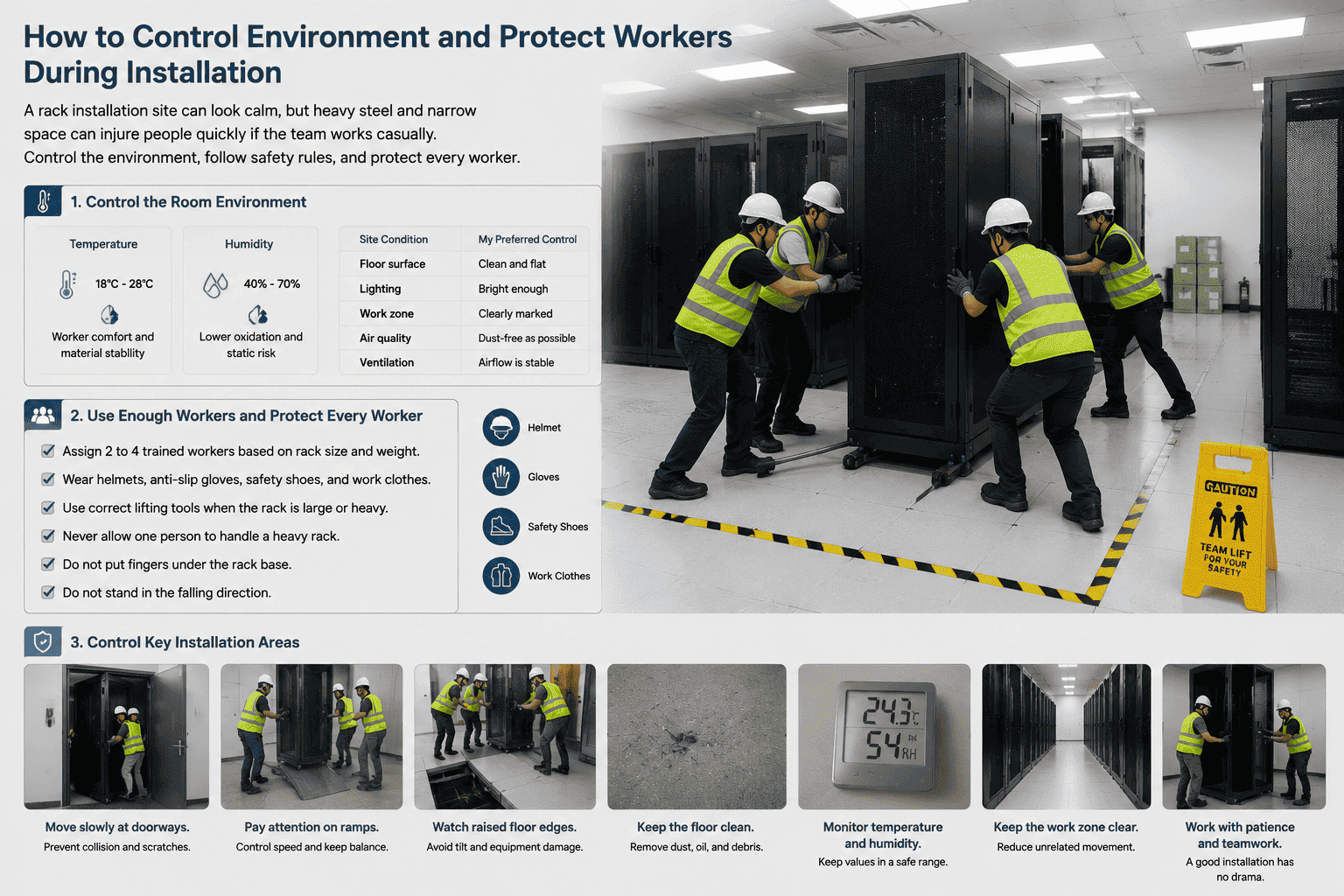 data center rack worker safety data center rack worker safety