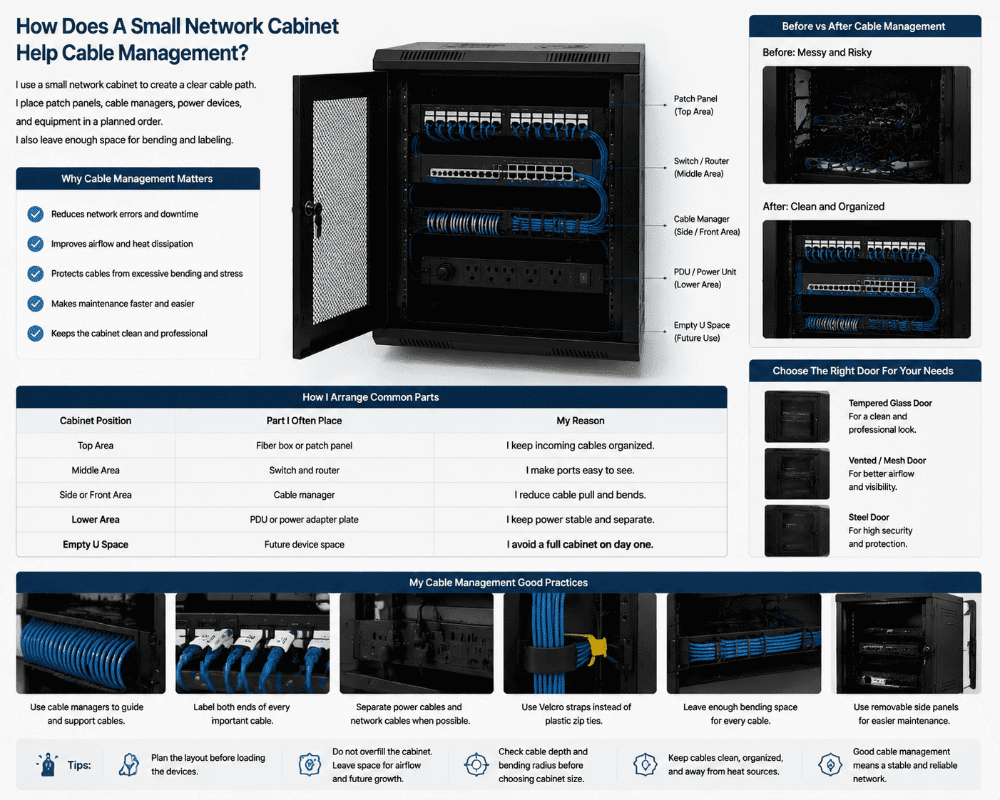 Small Network Cabinet Cable Management small network cabinet cable management