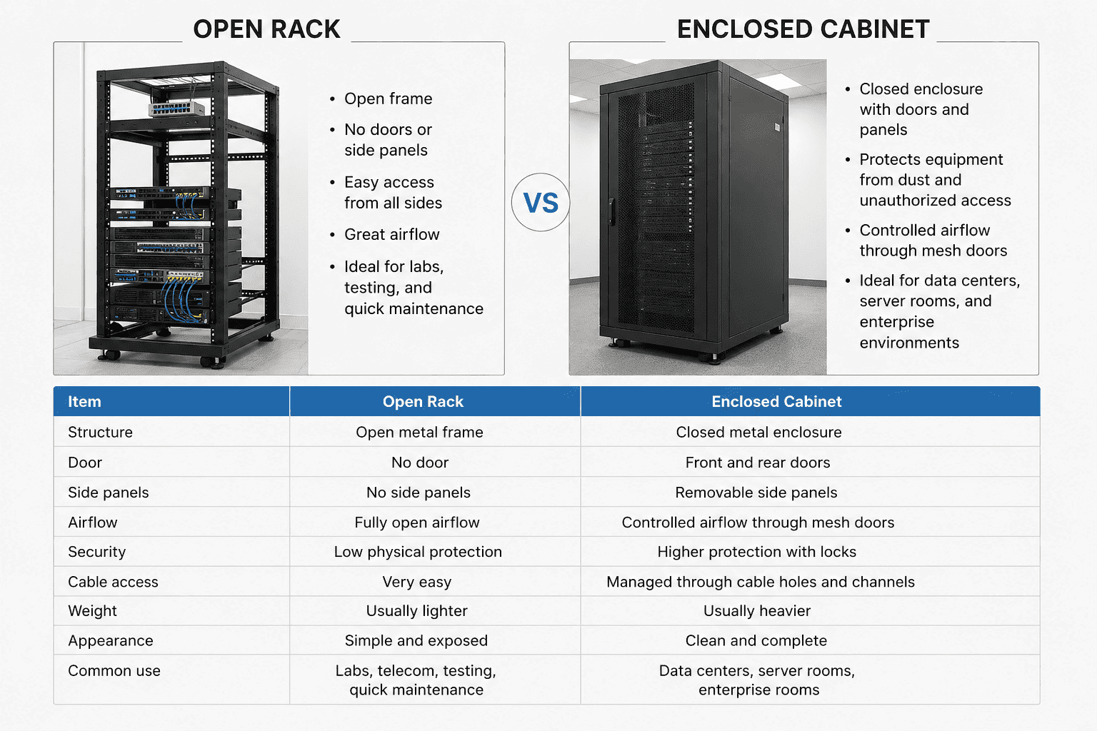 rack vs cabinet comparison rack vs cabinet comparison