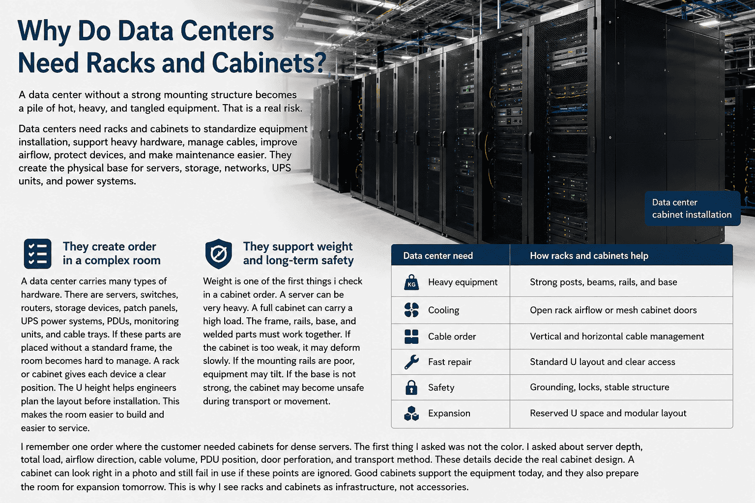 data center cabinet installation data center cabinet installation