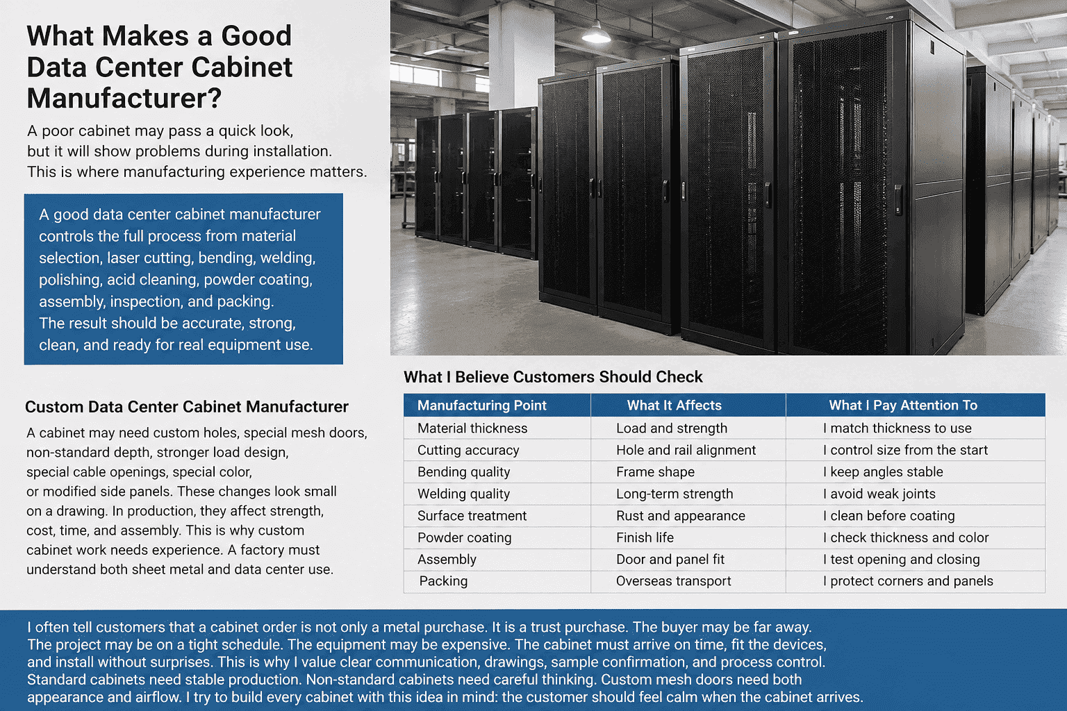 custom data center cabinet manufacturer custom data center cabinet manufacturer
