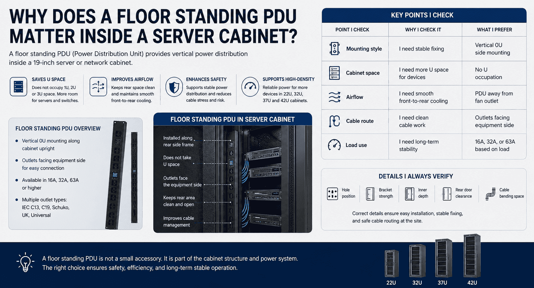 floor standing PDU in server cabinet floor standing PDU in server cabinet