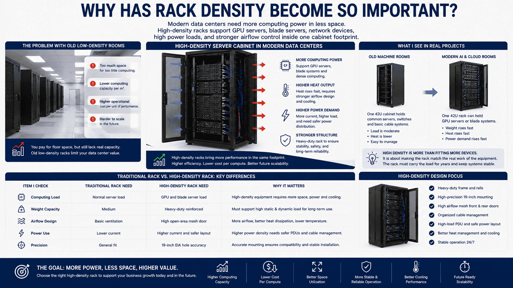 high density server cabinet