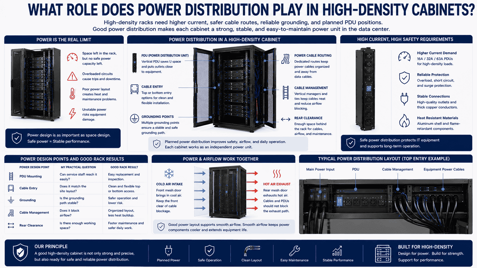 rack power distribution high density