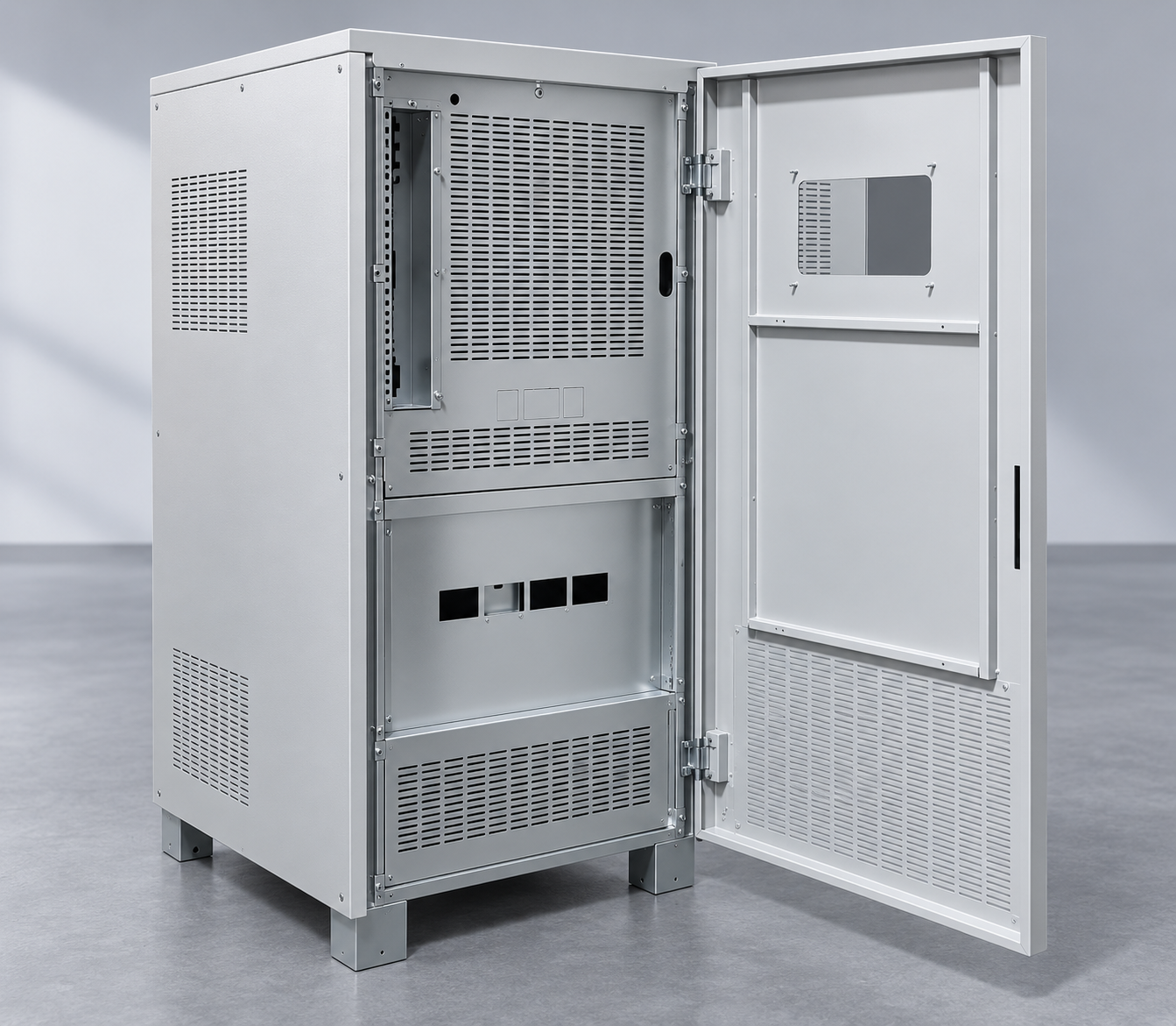 Open frame rack