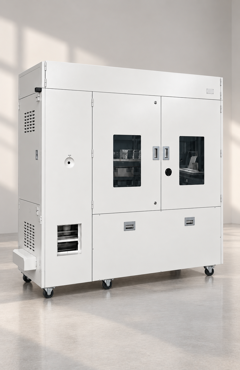Wall-mounted network cabinet