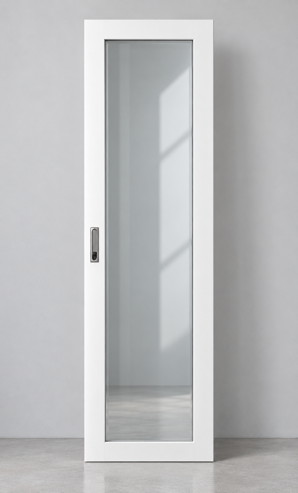 Custom tempered glass door for network cabinet