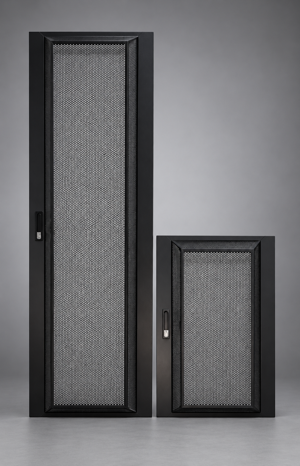 Single Protruding Mesh Door for Cabinet